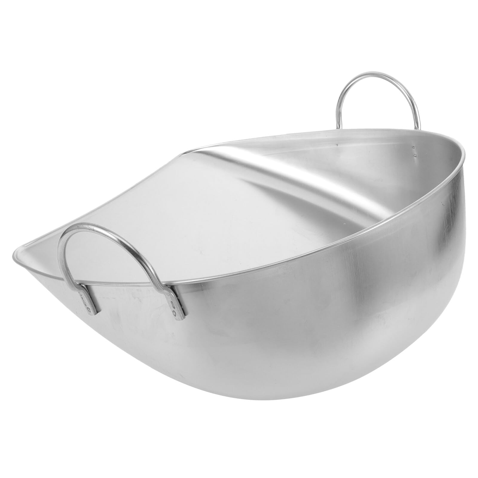 Paletta Raccogli Rifiuti in Acciaio Inossidabile Argento, Leggera e Resistente per Piccoli Appezzamenti di Giardino e Grandi Fattorie, per Professionisti e Hobbisti