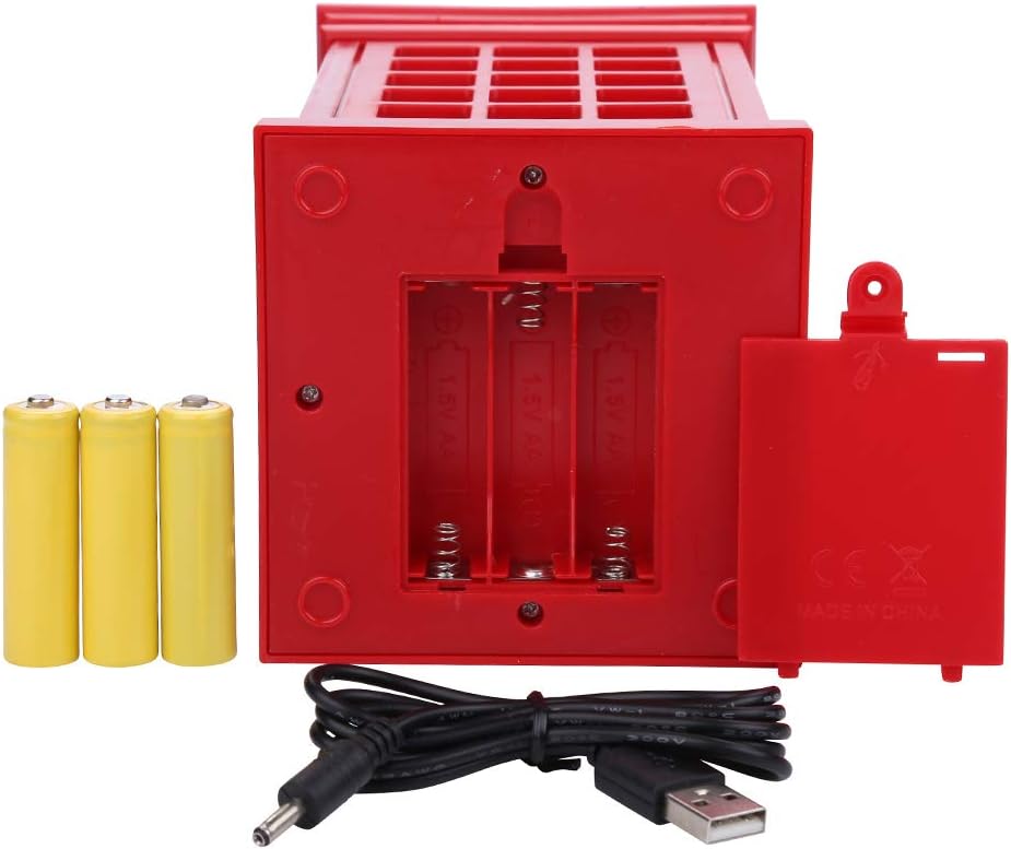 Vintage London Telephone Booth Designed USB Charging LED Night Lamp Touch Sensor Table Desk Light for Bedroom Students Dormitory Illumination Home Bar Decoration Novelty Birthday Adjustable Brightness