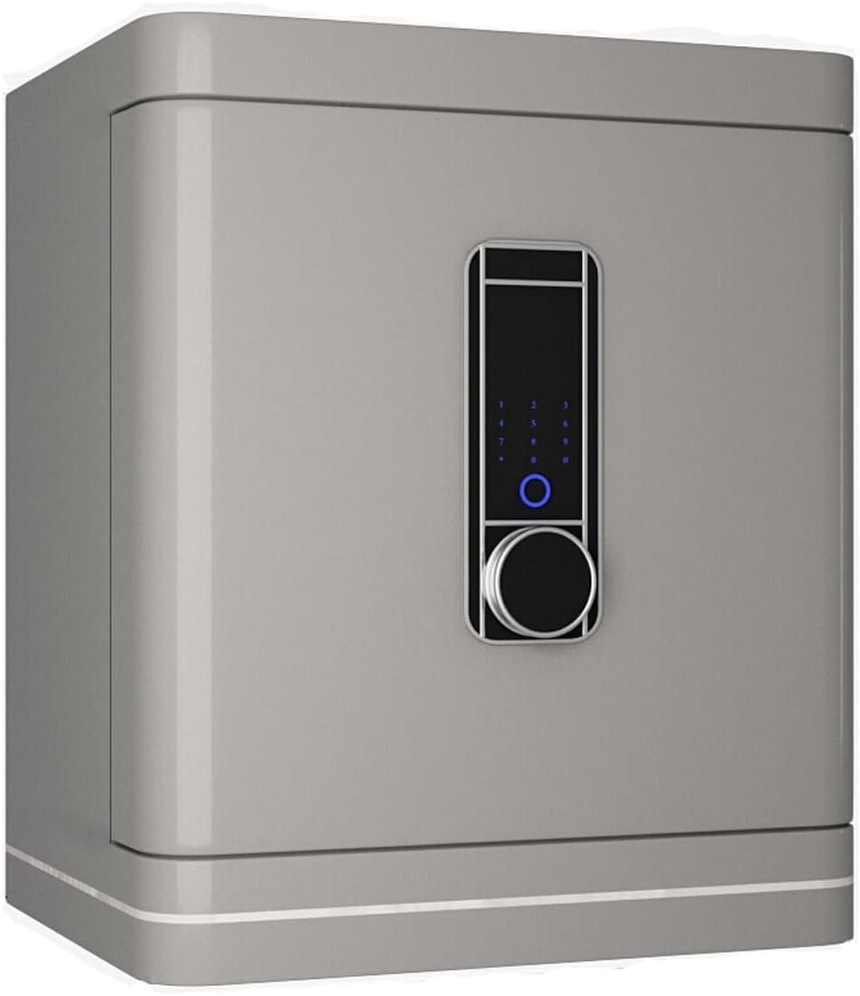Anti-Theft Digital Box, Fingerprint Safe, Perfect for Home Office Hotel Business Jewelry Cash Use (Size : L)