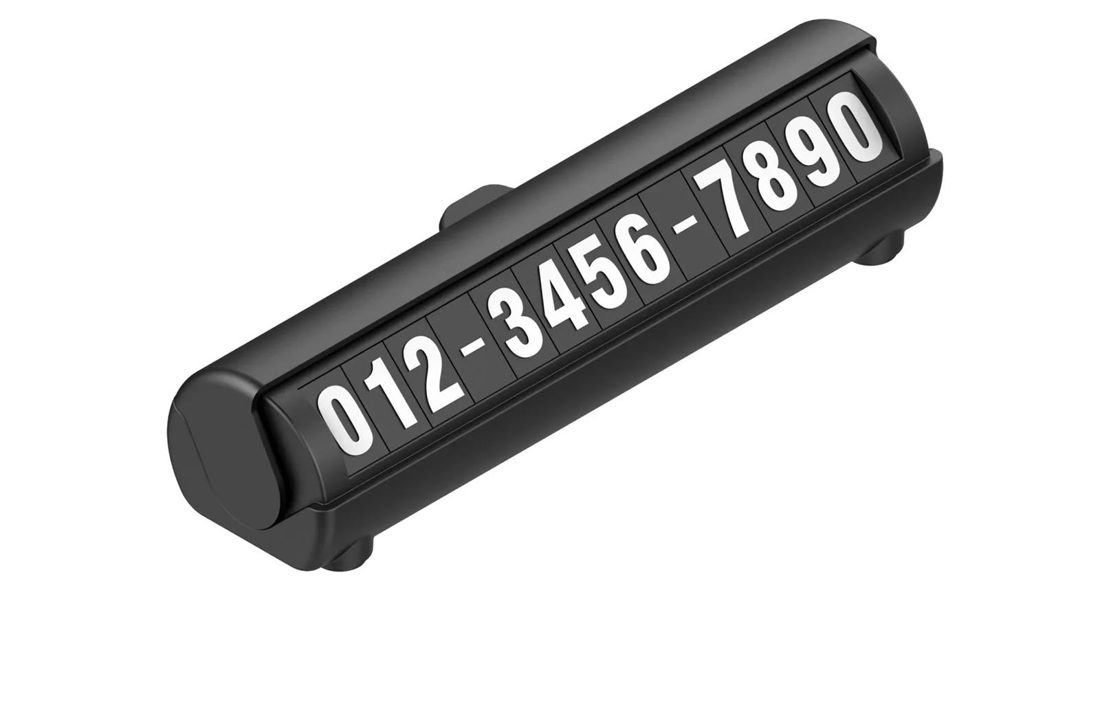 2Pcs General Purpose Car Temporary Parking Sign, Hidden Luminous Mobile Phone Number, Creative Interior Supplies for Car(Black)