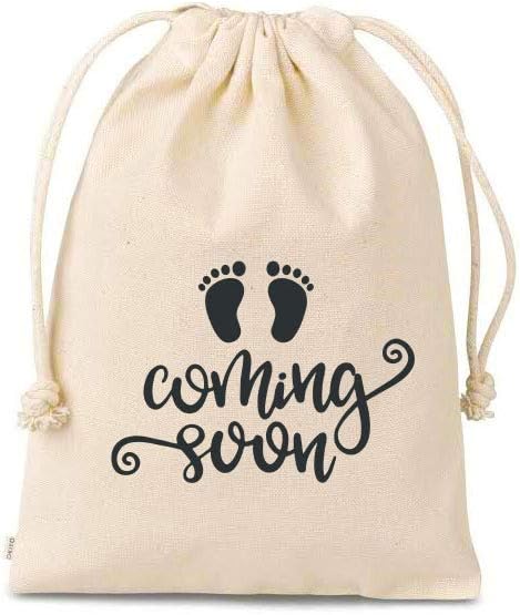 Juego de 10 bolsas de regalo de fiesta de baby shower, decoraciones de fiesta de baby shower, bolsas de regalo de fiesta de revelación de género