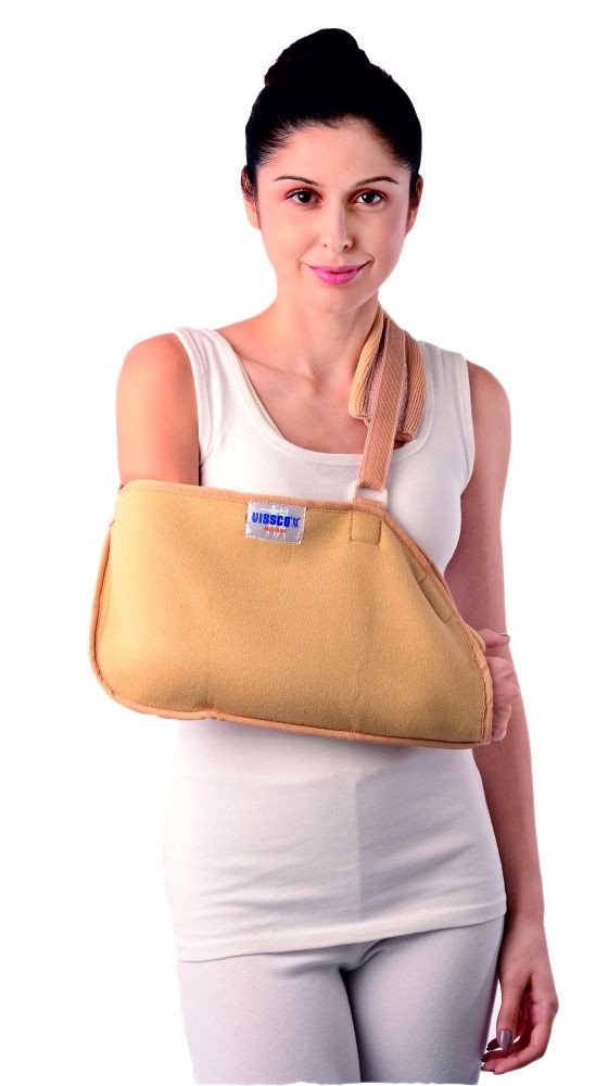 Correa transpirable para el hombro con correa acolchada para inmovilizar el hombro, con el brazo o la muñeca rotos | Soporte de hombro | Marca de confianza desde 1963 - UNISEX
