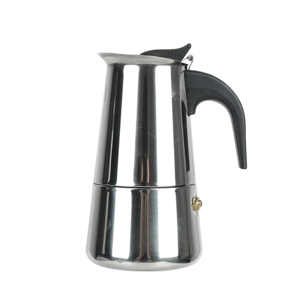 Edelstahl-Moka-Kanne For 2, 4, 6 Und 9 Tassen Mit Integriertem Filter | Brühkanne zur Zubereitung von Espresso und Latte an der Küchentheke(100ml)