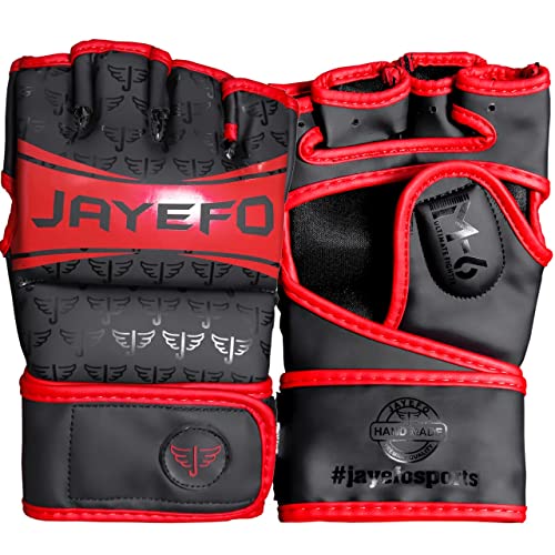 Jayefo Mma Gloves (Black/Red, L/Xl) #TOP5
