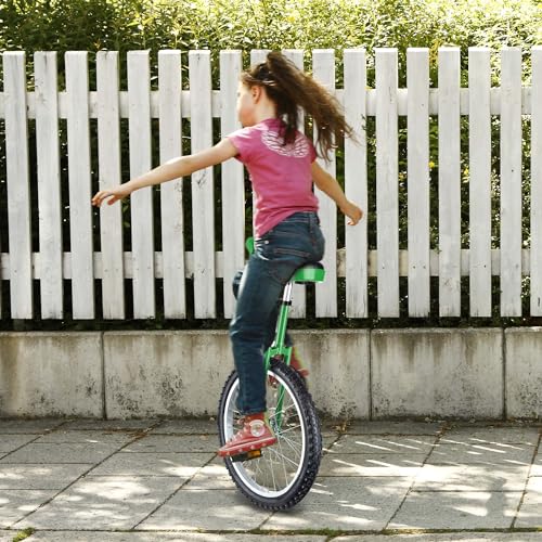 Image of AW 16 /18 /20 /24 Inch Wheel Outdoor Unicycle Adjustable Seat Exercise Bicycle | Fit Adults Kids Outdoor Sports Fitness Exercise, Various colors For Choice