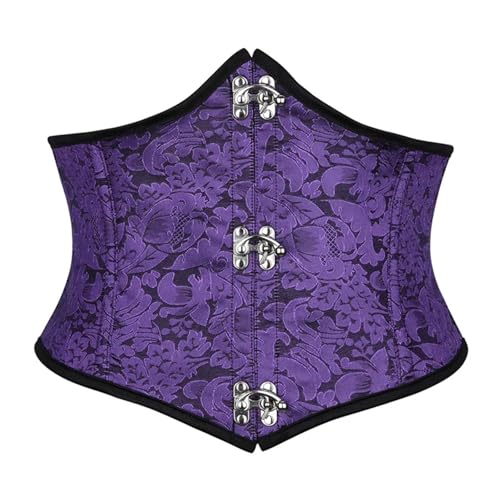 Corset moulant pour femme réduction de taille violet Cy319 XL