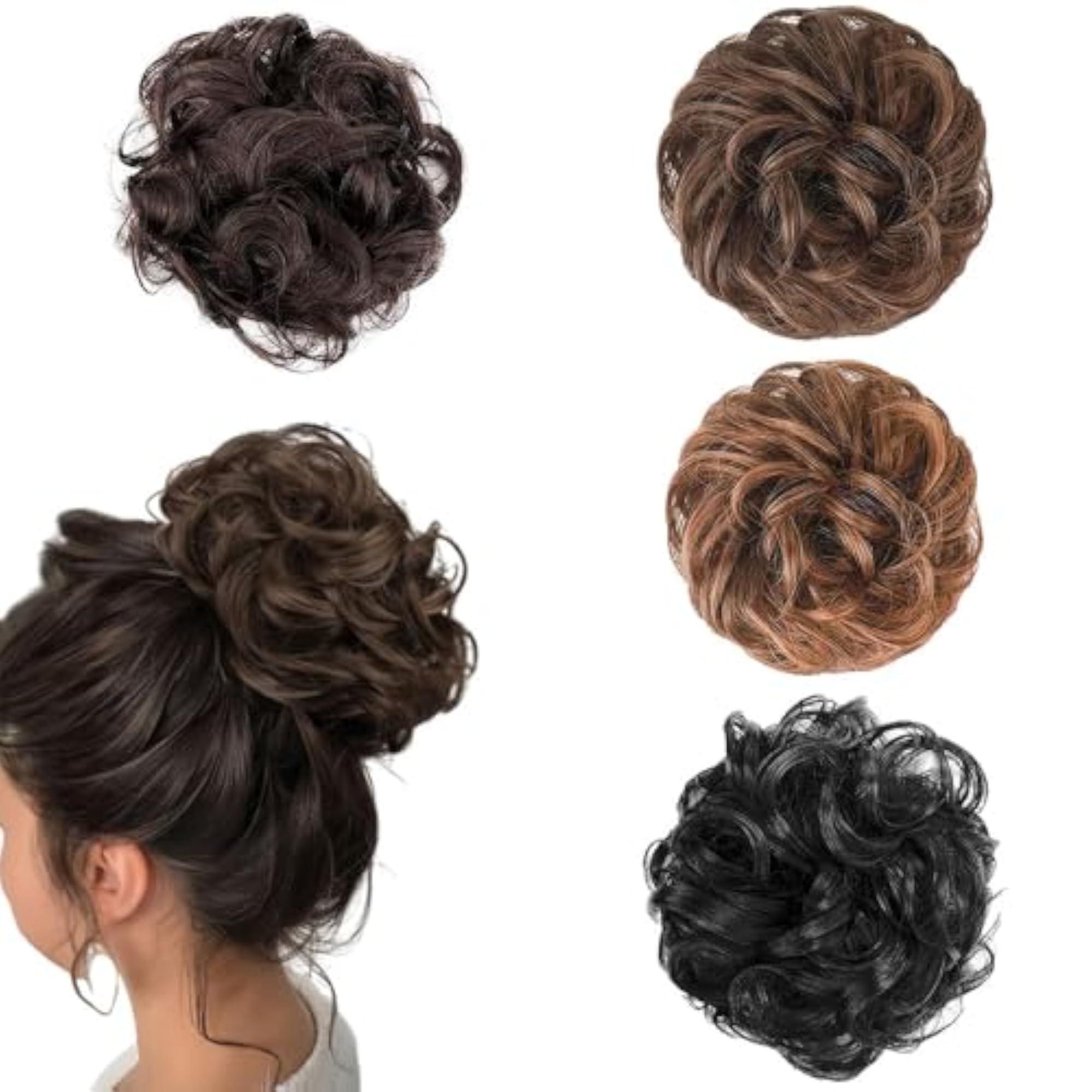 Multicolor Rafall Juda Bun Fashion Hair Extension