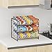 Simple Trending 2 Pack Can Rack Organizer, Stackable Can Storage Dispenser Holds up to 72 Cans for Kitchen Cabinet or Pantry, Chrome