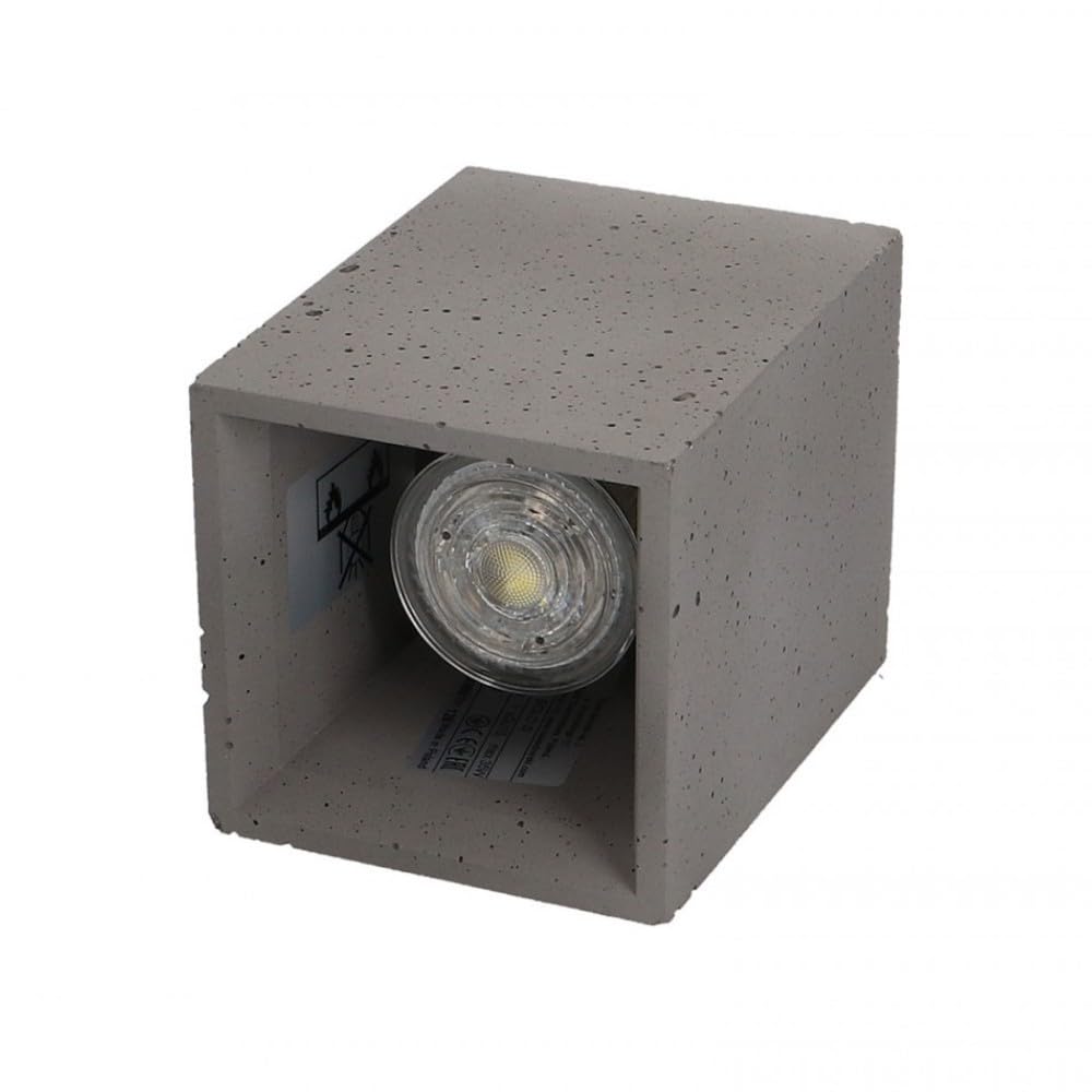 MAZZOLA LUCE Faretto Da Soffitto Cubo In Alluminio Bianco – Plafoniera Moderna Per Interni Con Attacco GU10, Max 9W LED, IP20, Ideale Per Cucina E Corridoio