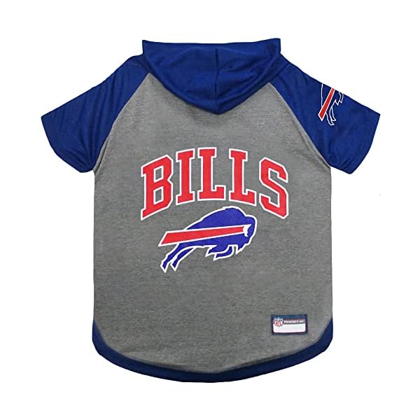 NFL Buffalo Bills Hoodie for Dogs & Cats. | NFL Football Licensed Dog Hoody Tee Shirt, Large| Sports Hoody T-Shirt for Pets | Licensed Sporty Dog Shirt. NFL Buffalo Bills Hoodie for Dogs & Cats. | NFL Football Licensed Dog Hoody Tee Shirt, Large| Sports Hoody T-Shirt for Pets | Licensed Sporty Dog Shirt.