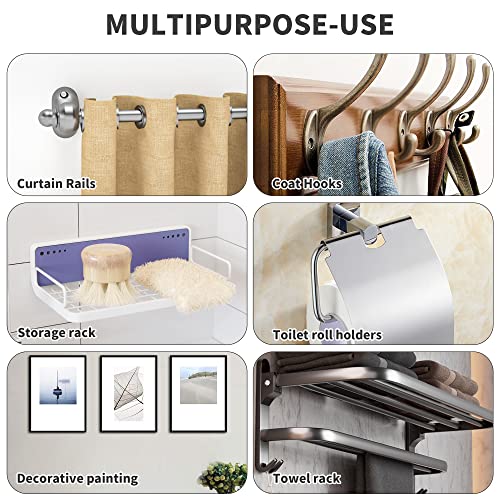 Fixing Loose Wall Plugs Fast (24 Discs), Drywall Anchor Repair, Perfect for Fittings Weak Crumbly Loose Wall Such As Curtain Rail, Towel Racks, Toilet Paper Holder, and More