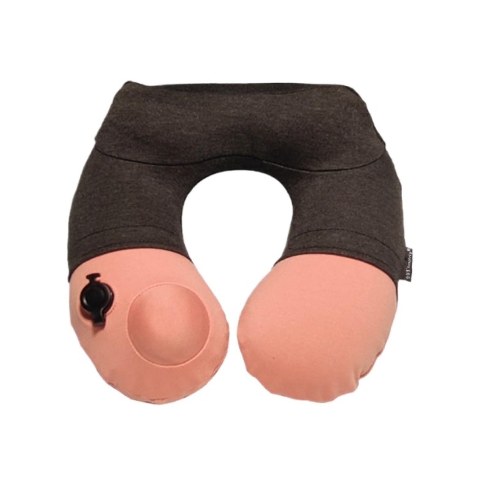 Reisekissen Nackenkissen Flugzeug U-förmiges Nackenstützkissen, for Aufblasen Durch Drücken, Tragbar, for Reisen Reiseutensilien(Pink)