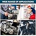uxcell 18Pcs Thick Rubber Spacer, 2 Inch OD x 1 Inch ID x 19/32 Inch Thickness Black Round Rubber Bushings Anti Vibration Flat Washers for Home Industrial Machinery(50 x 25 x 15mm)