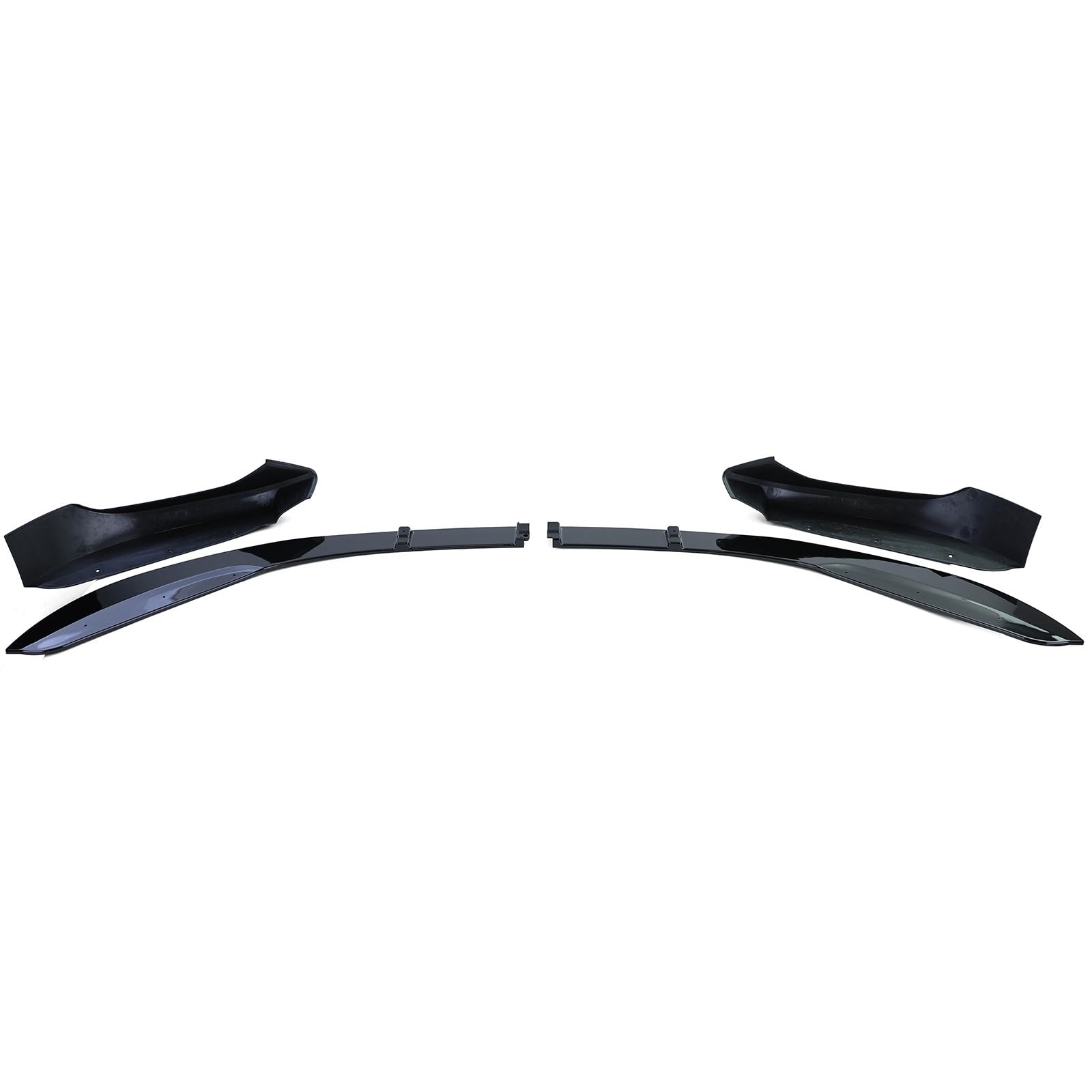 europetuning - Lame BECQUET Spoiler Noir Brillant Compatible BMW Serie 1 F20 F21 Pack M 2015-2020 (05929)