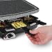 Cloer Raclette Grill 6430, 1100 W, Acero Inoxidable, negro