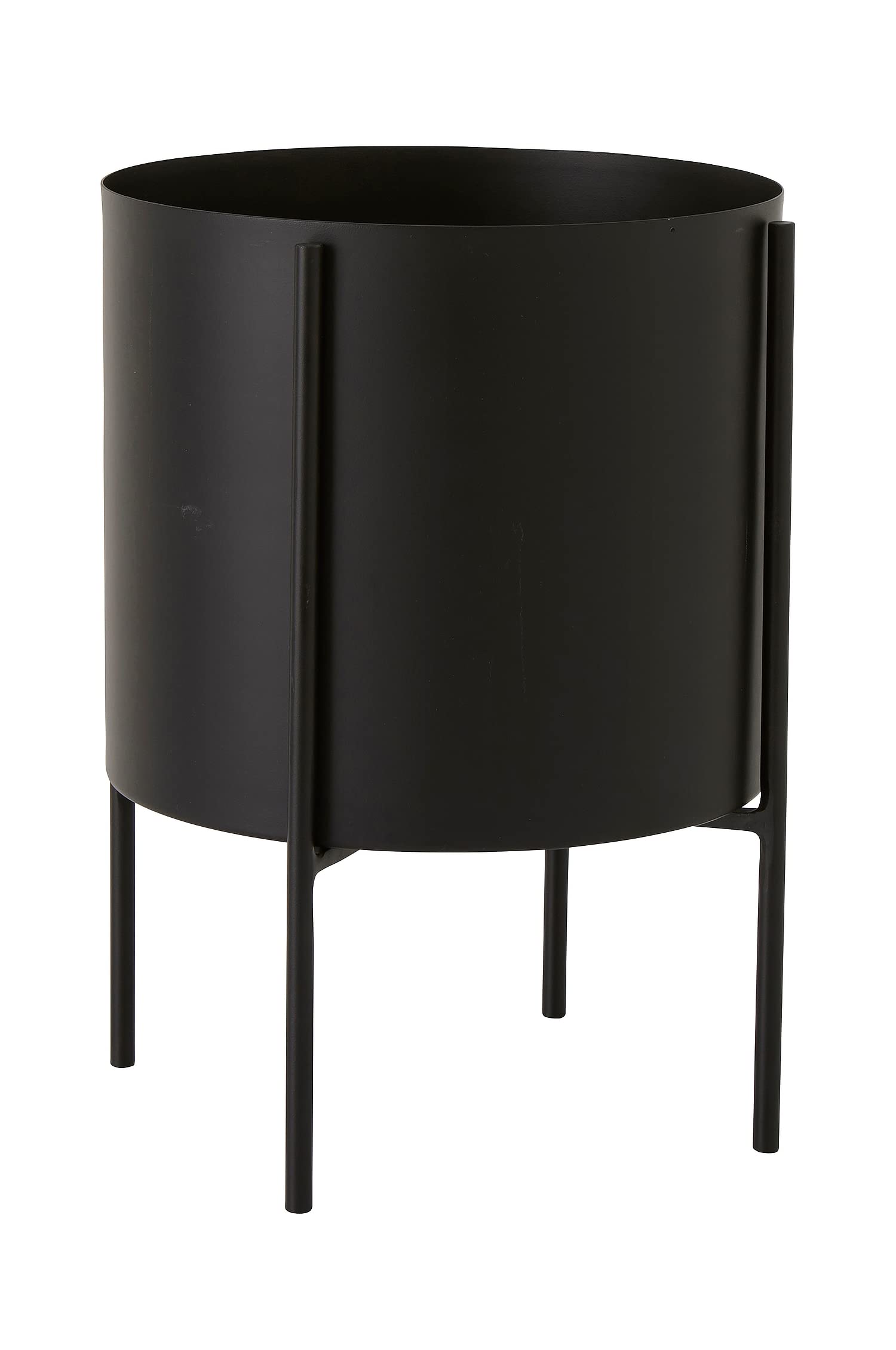 ELLOS Home Milton Portavaso ferro reversibile 22 cm nero Ø 25 cm