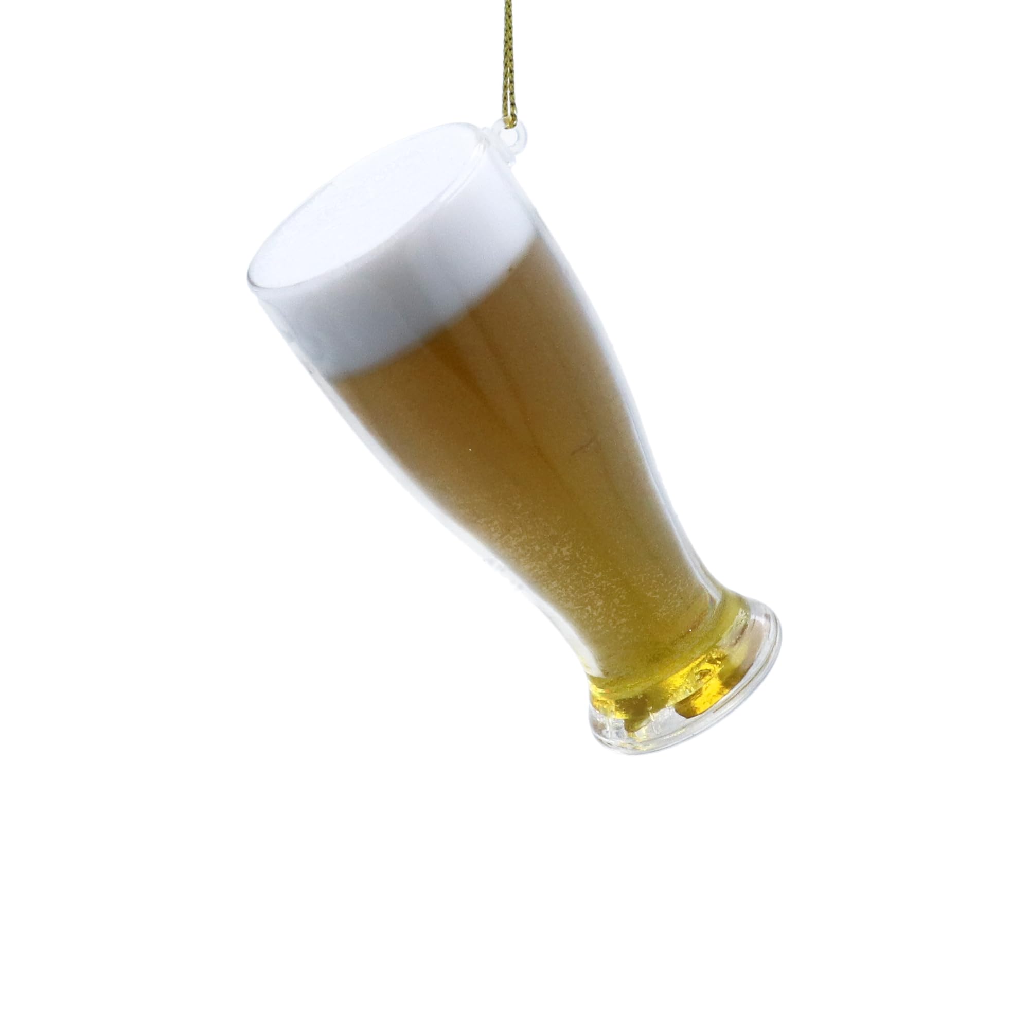 Gisela Graham Clear Pint Of Beer Christmas Decoration