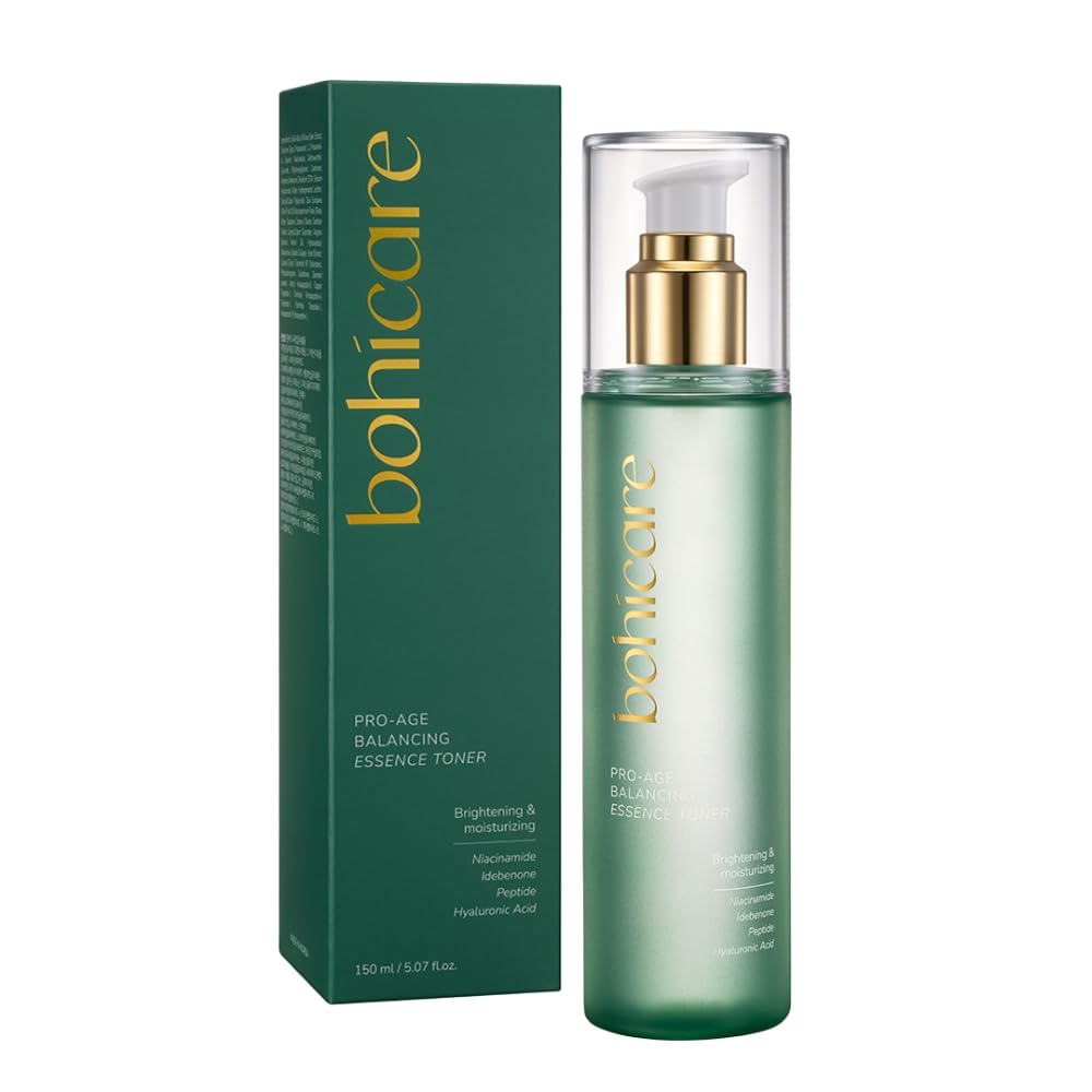 Tonico Essenza Viso Idratante | Idebenone, Peptidi e Acido Ialuronico | Tonico Riequilibrante Viso | Estratto di Corteccia di Salice Bianco | Made in korea