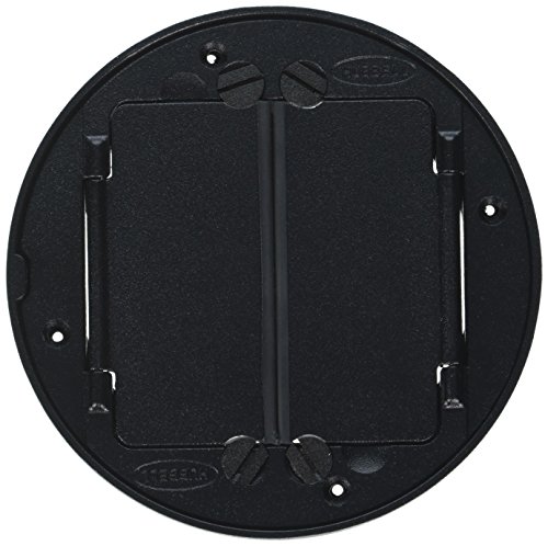 Hubbell Wiring Systems S1TFCBL Cast Aluminum System One Universal Tile Cover, 5-5/8
