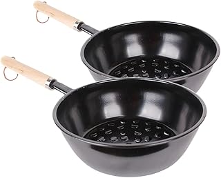 GANAZONO 2 Pçs Fogueira De Carvão Churrasqueira De Acampamento Churrasqueira Mini Ferramentas Queimador De Carvão Churrasqueira Churrasqueira Cesta De Ferro A Carvão Panela De Carvão De