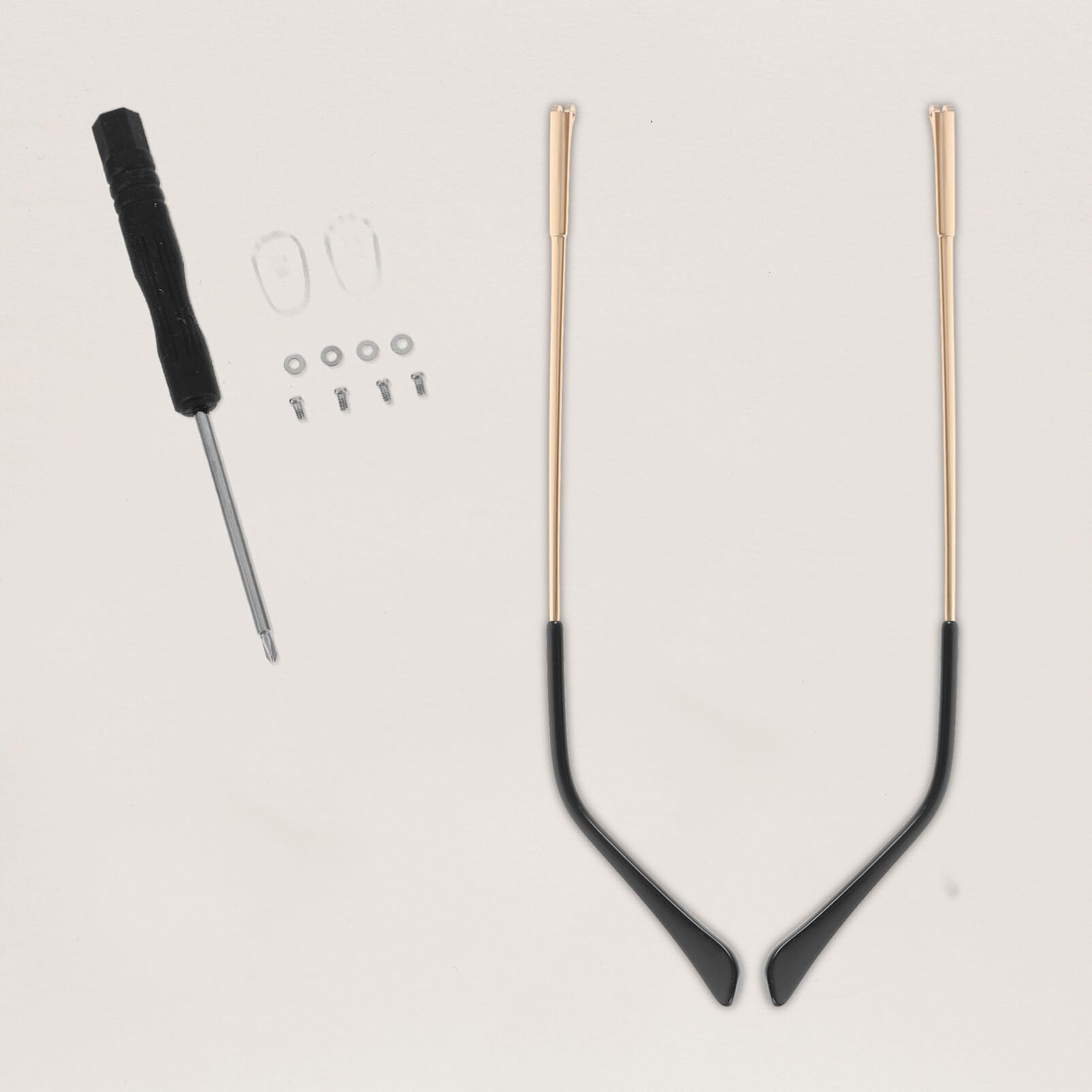 DIYEAH Metal Eyeglass Temple Replacement Kit – Durable & Comfortable Fit For Most Frames