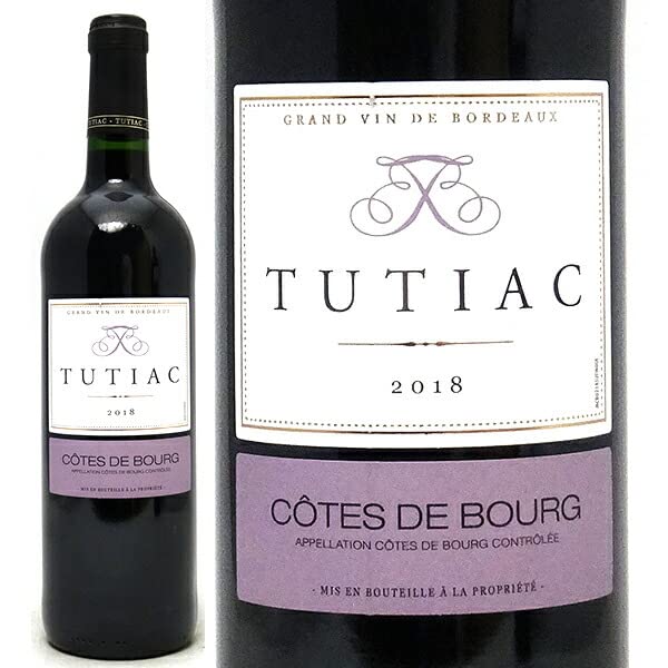 Amazon.co.jp: 2018 Tutiac Rouge 750ml Cote de Bourg Red Wine Rich