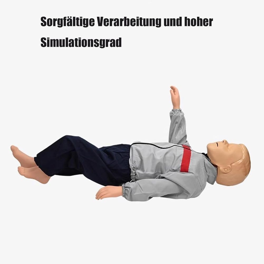 Manichino Didattico per Bambini, Manichino CPR a Tutto Corpo per Bambini, Manichino di Rianimazione Pediatrica per Pronto Soccorso in Caso di Ostruzione delle Vie Aeree