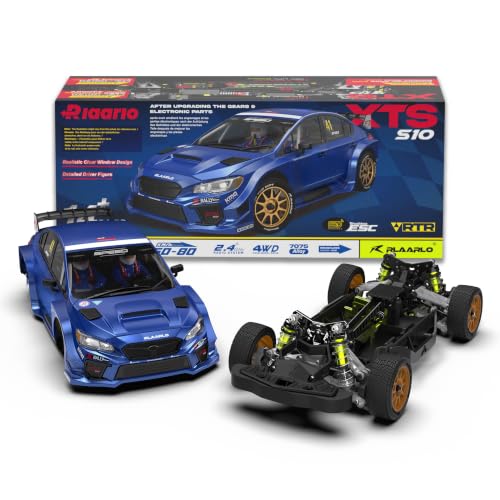 Image of RIAARIO 1 /10 RC Rally Car Roller Carbon Fiber, Blue, Ages 14+