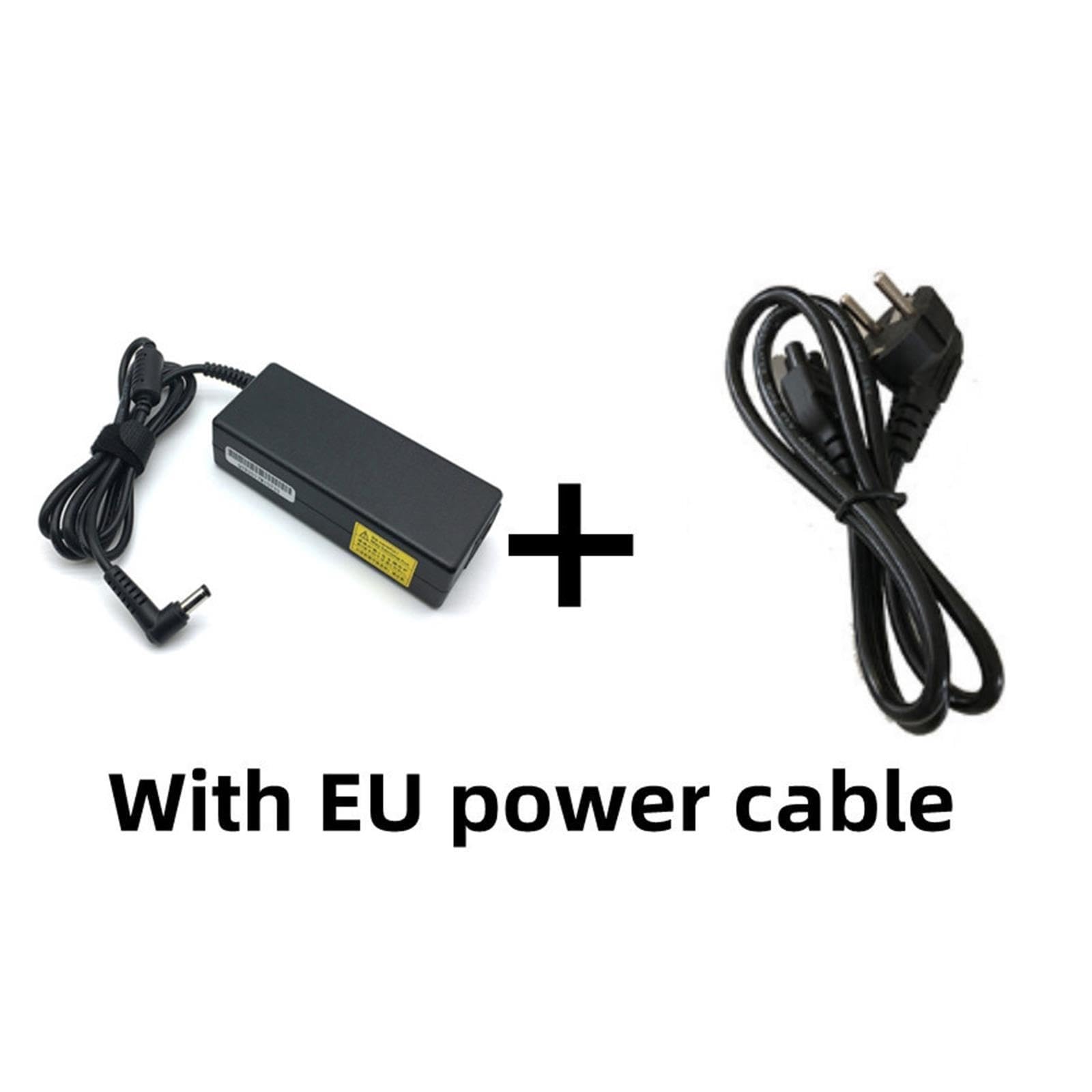 Cargador De Vuelta De 19V, 4,22A, 80W, 5,5x2,5mm, Compatible con Fujitsu, Adaptador for Portátil ADP-80N AH531 AH550 B6220 AH532 AH530 AH522(Adapter with EU)