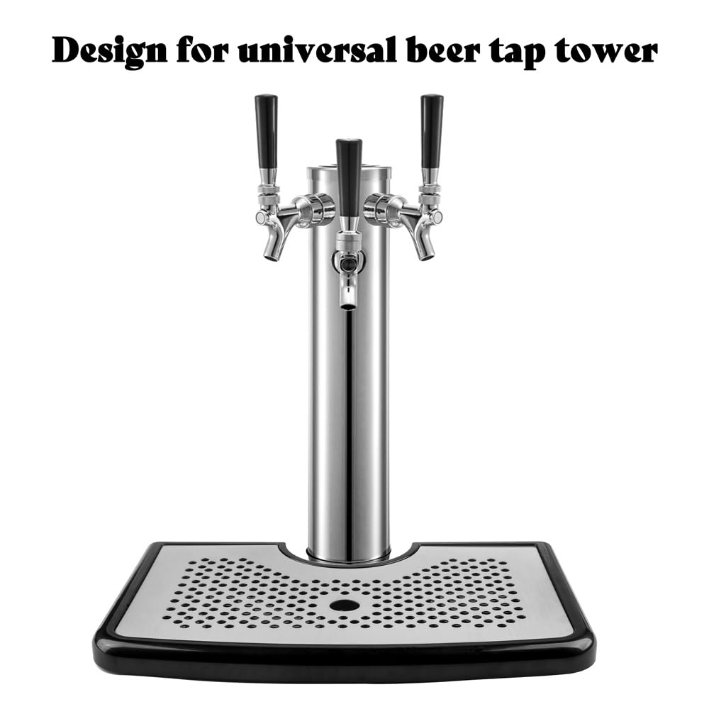 Amazon | Gancowise ビールドリップトレイ、ステンレススチール高光沢
