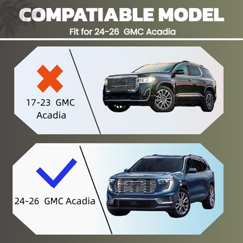 2 piezas estribos negros para GMC Acadia 2024-2026 miniatura 2