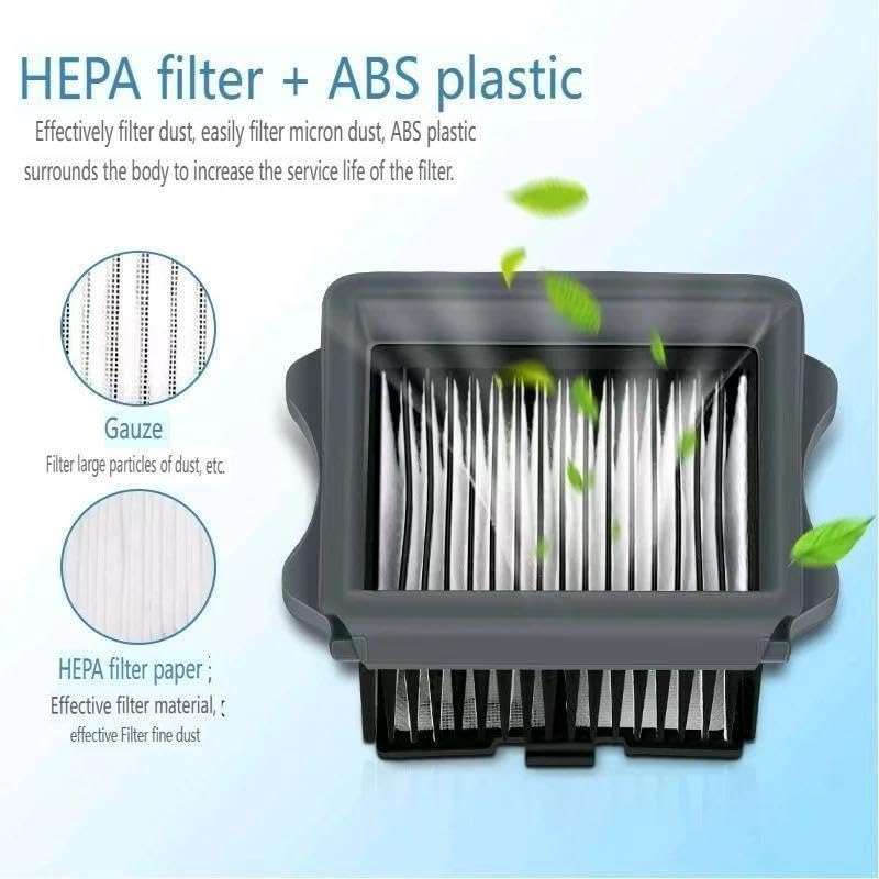 zhangzhe for Floor One S6/S7 Stretch Ultra Staubsauger-Rollenbürste HEPA-Filter(5PCS)
