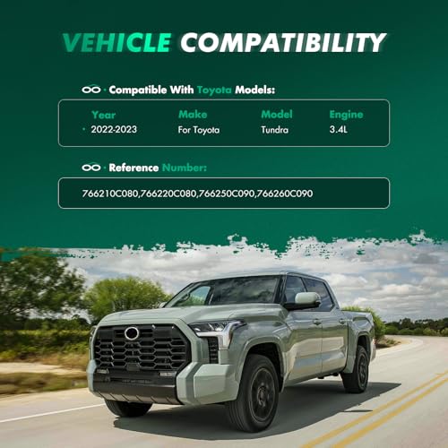 Image of SCITOO Mud Flaps 4PCS suitable for Toyota Tundra 2022-2023 front & rear mud flaps splash guard set