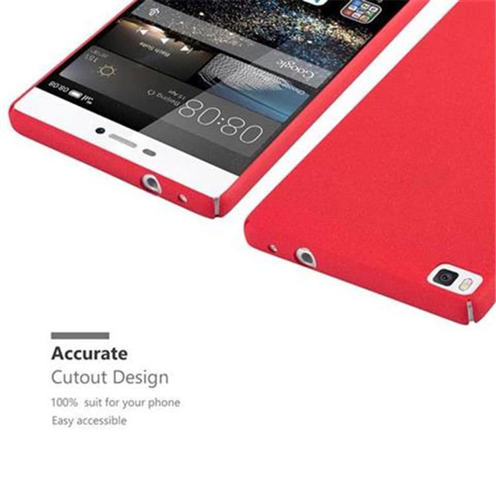 Cadorabo Hoesje Voor Huawei MATE S In METAAL ROSE GOUD - Hard Case Beschermhoes In Metaal Look Tegen Krassen En Stoten
