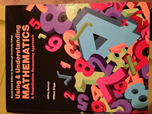 Using and Understanding Mathematics a Quantitiv... 1269969633 Book Cover