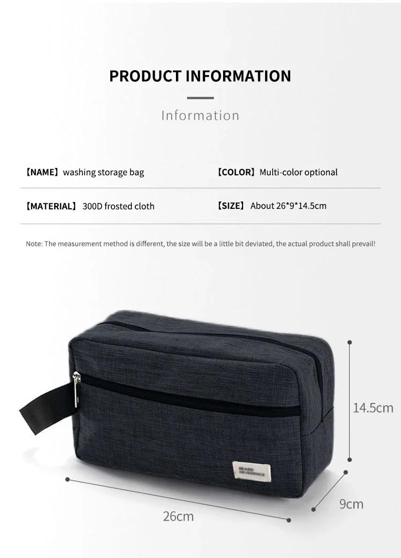 Borsa da Toilette da Viaggio, Borsa da Toilette da Uomo, Borsa da Toilette da Donna, Astuccio cosmetico Impermeabile, Pochette da Trucco e Bellezza per Donna, Borsetta a Mano