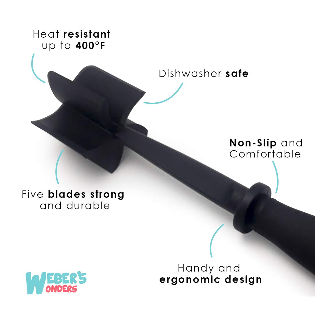 Weber’s Wonders Meat Chopper - 2 Pack Multi-Functional Kitchen Tool For Ground Beef, Mashed Potatoes & More - View #6