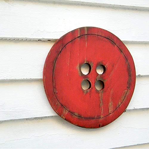Button Wooden Wall Decor Sign