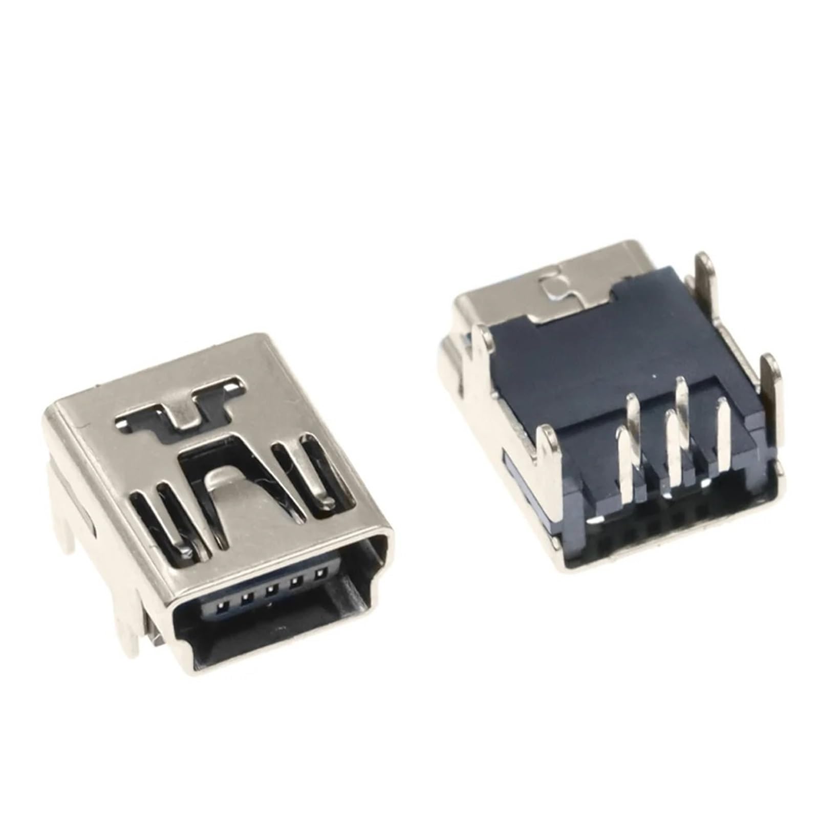 Conector USB Tipo B de 5 Pines Hembra Dip Jack Componente Electrónico de ángulo Recto 6