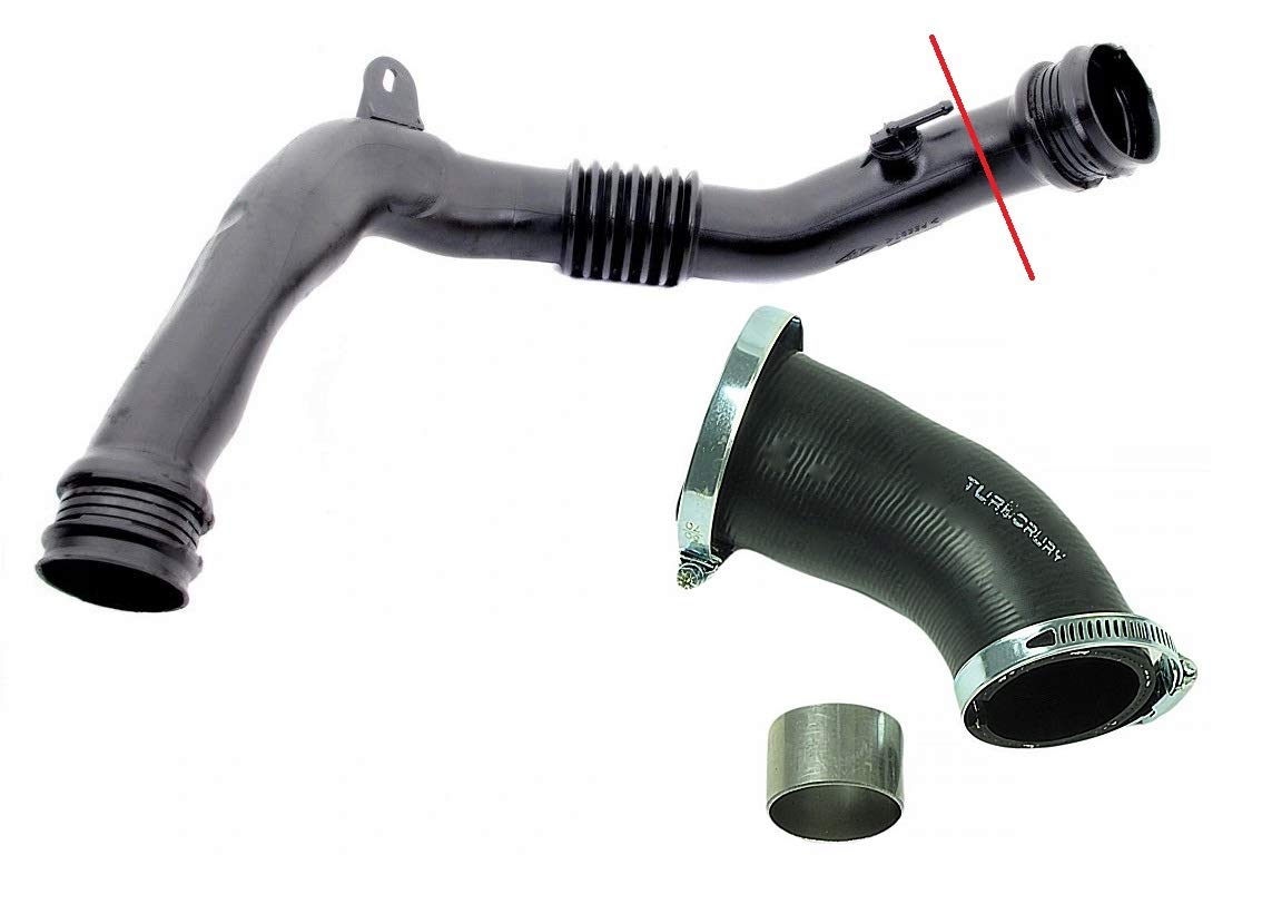 Compatible/repuesto para manguera de intercooler Turbo Renault Megane II 2.0 DCI Scenic II 2.0 DCI 8200907828 8200497288
