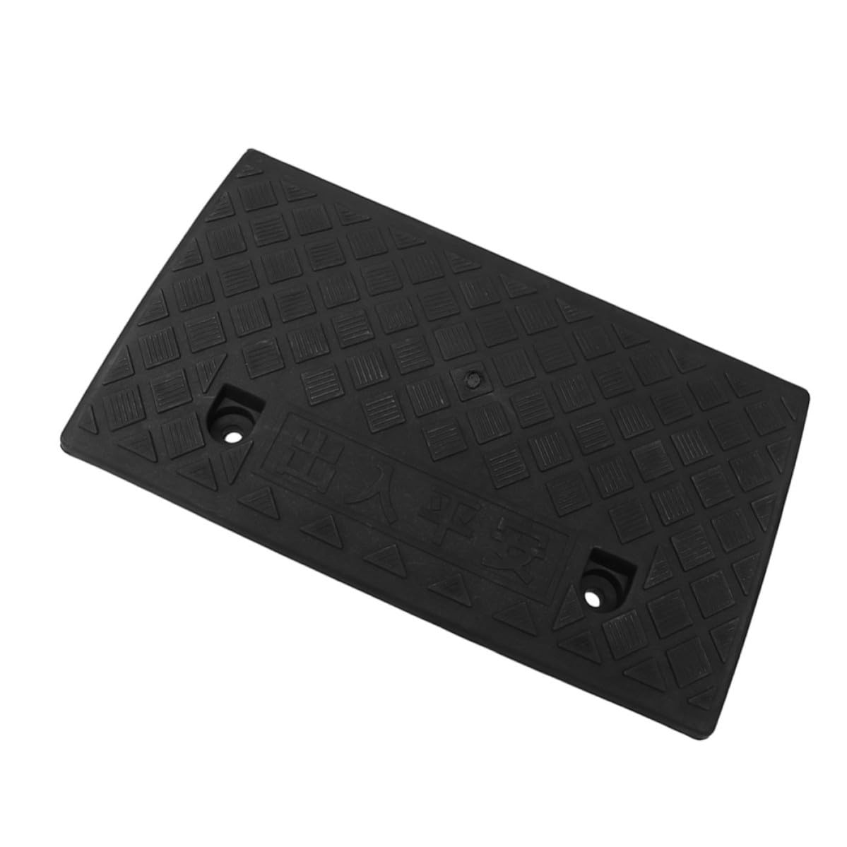 jojofuny Rampa de Goma para Ruedas de Coche Respaldo Autoadhesivo y Absorción de Impactos, Adecuado para Umbrales de Coche y Rampa de Cobertizo, Altura 10cm