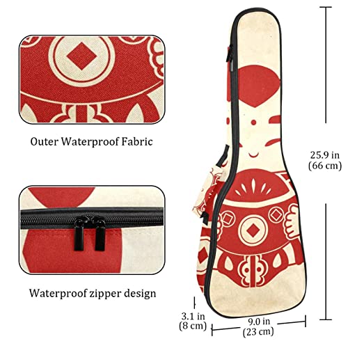 Housse pour ukulélé riche chaque année – Rembourrage en éponge de 10 mm d’épaisseur – 53,3 cm – Avec sangles réglables… - Les Beatles, Paul McCartney, John Lennon, RIngo Starr, George Harrison Housse pour ukulélé riche chaque année - Rembourrage en éponge de 10 mm d'épaisseur - 53,3 cm - Avec sangles réglables… – Image 5