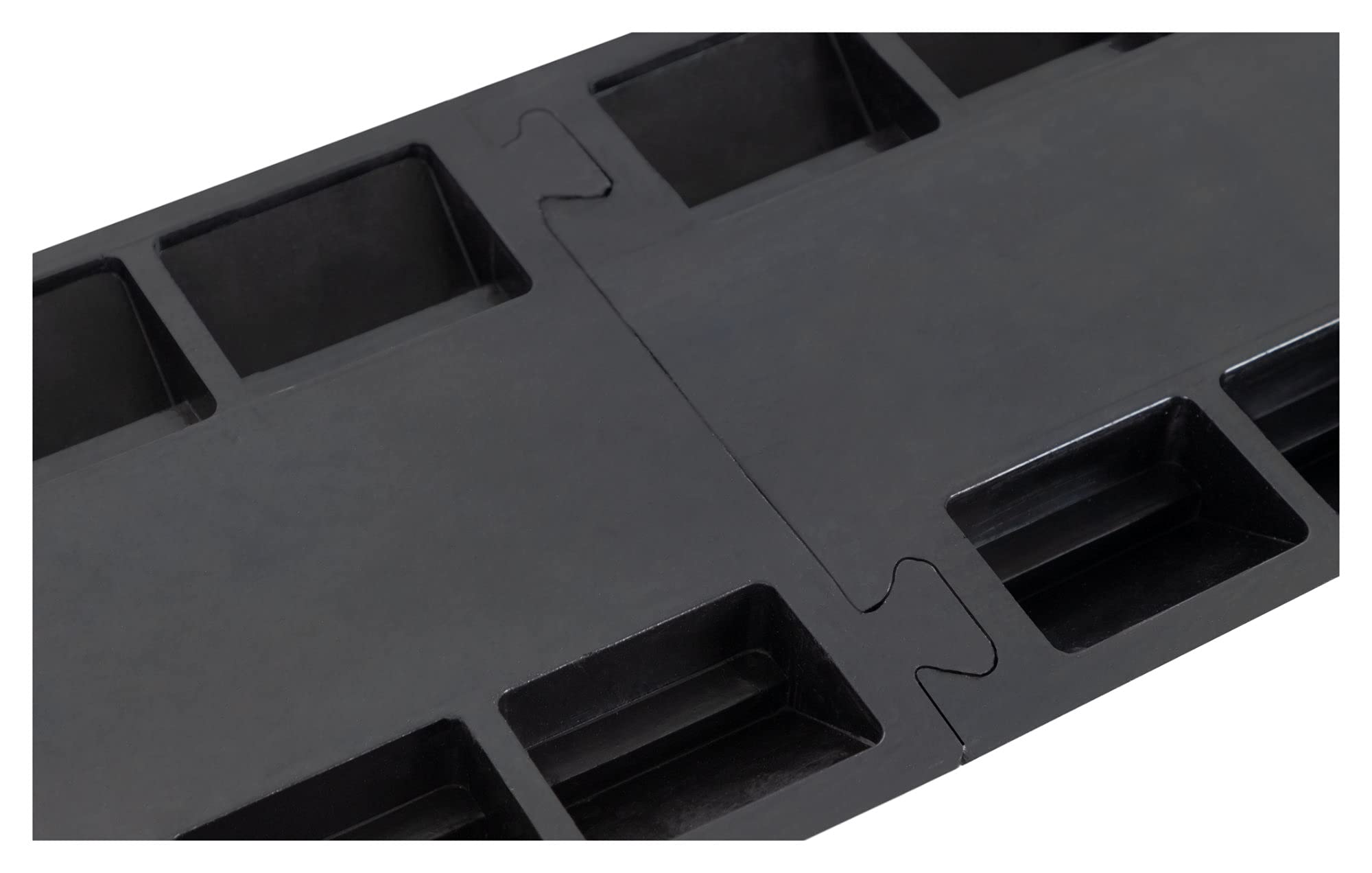 2X Pronomic Protector 2-100CA V3 45° Kabelbrückeneckstück Set- 2X 45°-Eckstück - Schwalbenschwanz-Verbinder - Belastbar bis zu 7,5 t - Geeignet für den Außeneinsatz