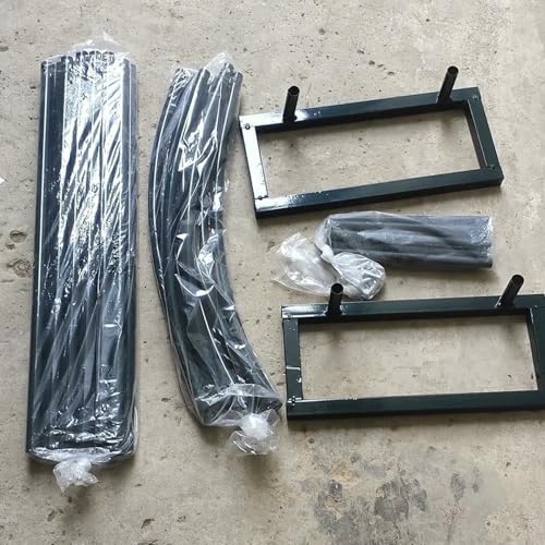 Support de fleurs en métal noir de 2,4 m pour une décoration extérieure - 5