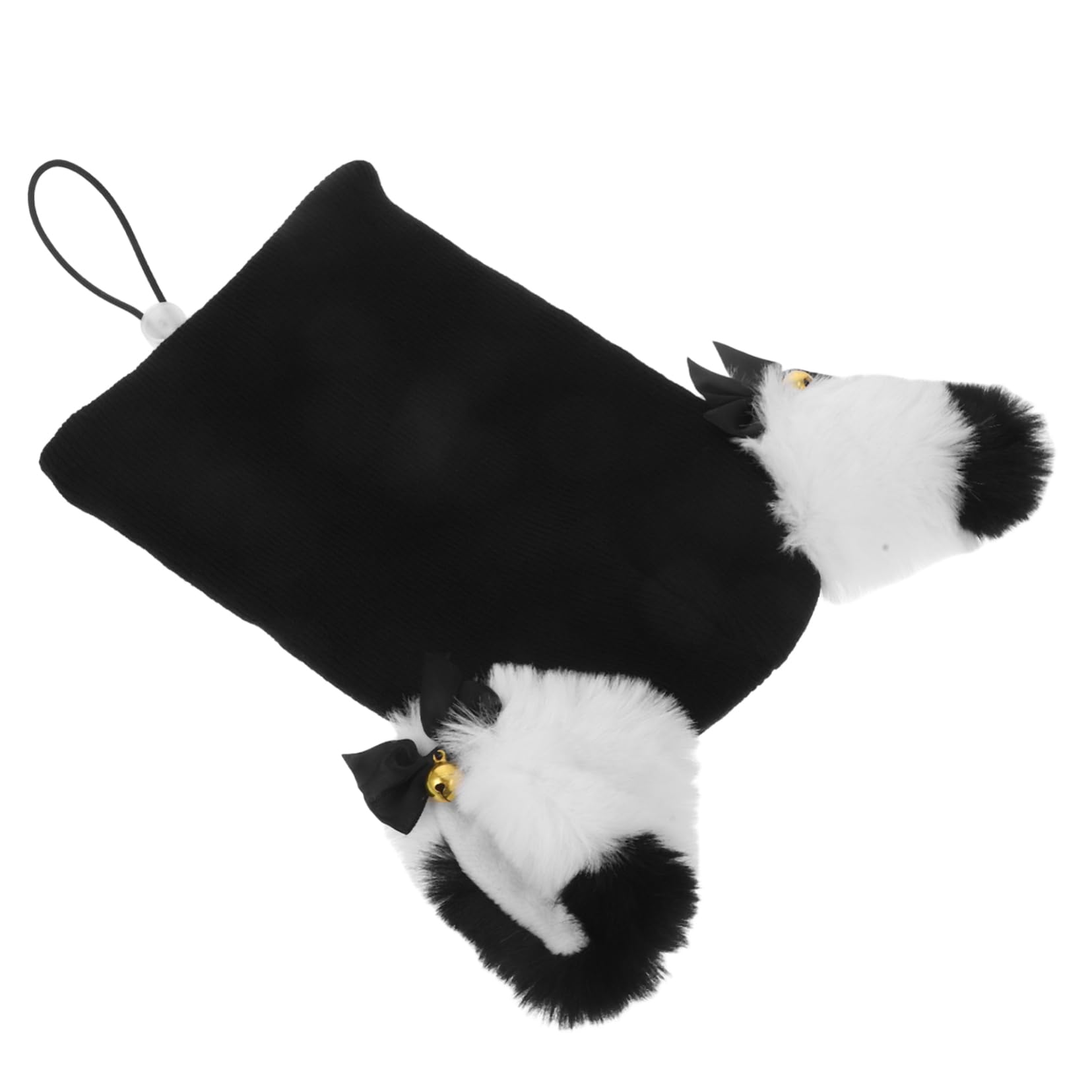 KICHOUSE Ski Helmet Cover Cat Ears Knitted Fleece Design for Helmets Fun Stylish Headwear for Winter