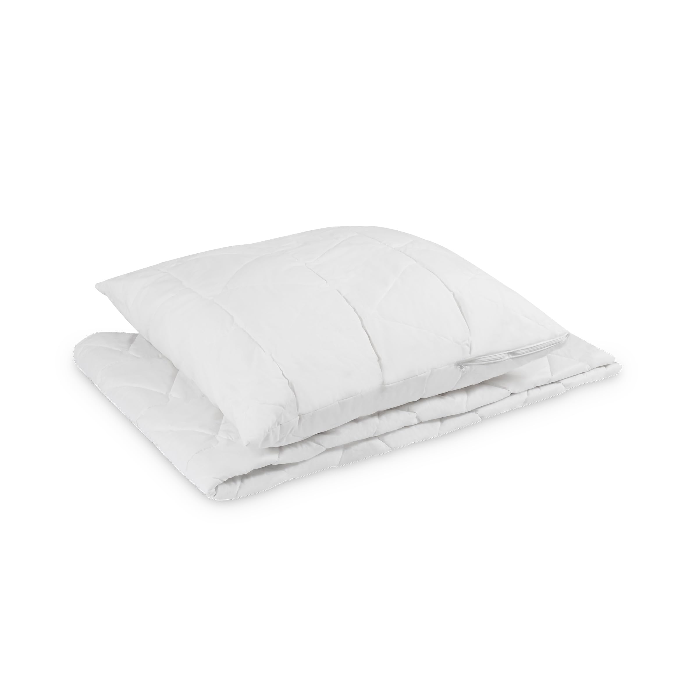 Ehrenkind® Steppbetten-Set Natur Vegan | 100% nachwachsende Rohstoffe | Kinder-Decke + Kissen | Standard 100 by Oeko-TEX | Decke 200x135 cm Kissen 80x80 cm