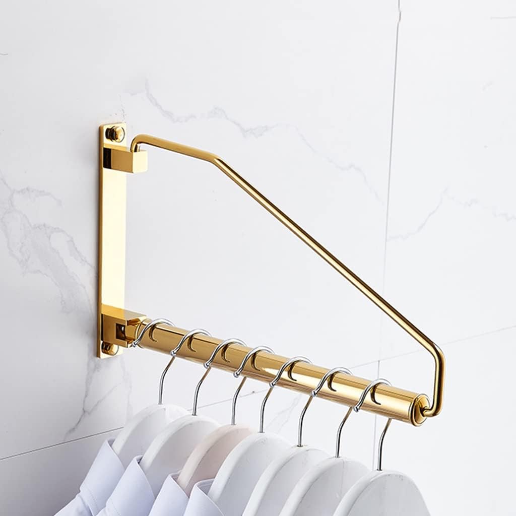 Bathroom Hardware Set, All-Copper Foldable Towel Rack Bar Rail, Clothes Drying Rack, Bathroom Accessories Kit