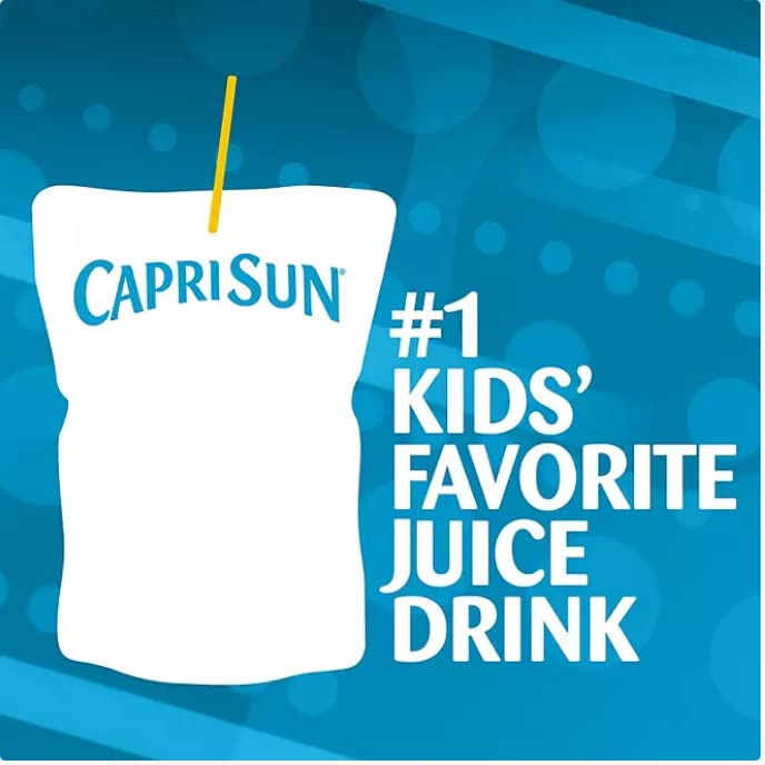 Miniatura 5 de BeeQ Caja (paquete de 40)  Capri Sun 100% jugo de fruta ponche, bayas y manzana, cajas de jugo surtido (bolsas de 6 onzas líquidas)