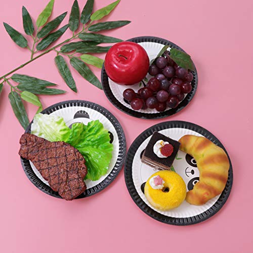 NUOBESTY tovaglioli di Piatti Panda Set di vassoi