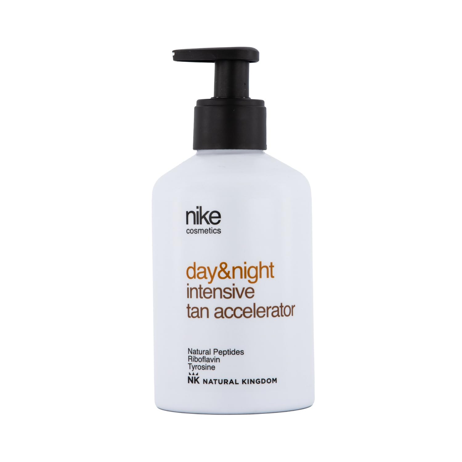 NIKECOSMETICS - Potenciador del Bronceado Corporal Tan Accelerator Monoi Vibes Day&Night 250 ml, con Manteca de Karité, Hidratante, Aporta Elasticidad y Suavidad, Ligera, Fórmula Vegana